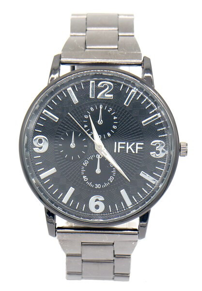 Horloge heren gun metal
