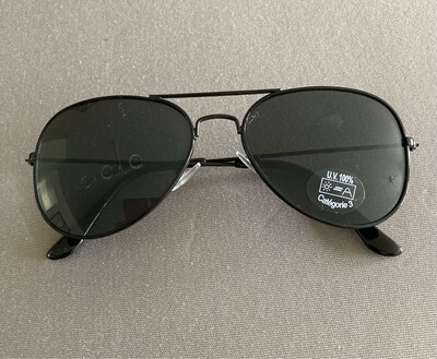 Zonnebril tiener UV400 Cat.3 piloot (3 Kleuren)