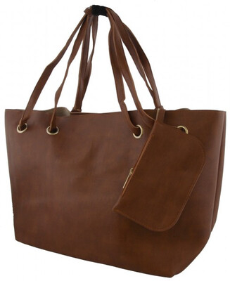 Shopper Cognac 50x30x16cm