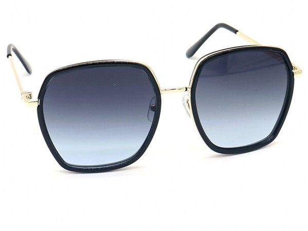 Trendy zonnebril UV400 Cat.3 zwart-goud