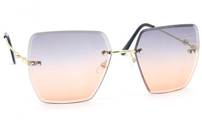 Trendy zonnebril UV400 Cat.3 paars-roze