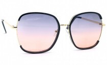 Trendy zonnebril goud-roze