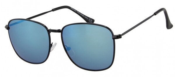 Zonnebril zwart-groen/blauw UV400 Cat.3