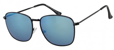 Zonnebril zwart-groen/blauw UV400 Cat.3
