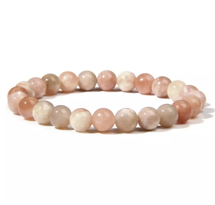 Natuursteen kralen armband zonnesteen