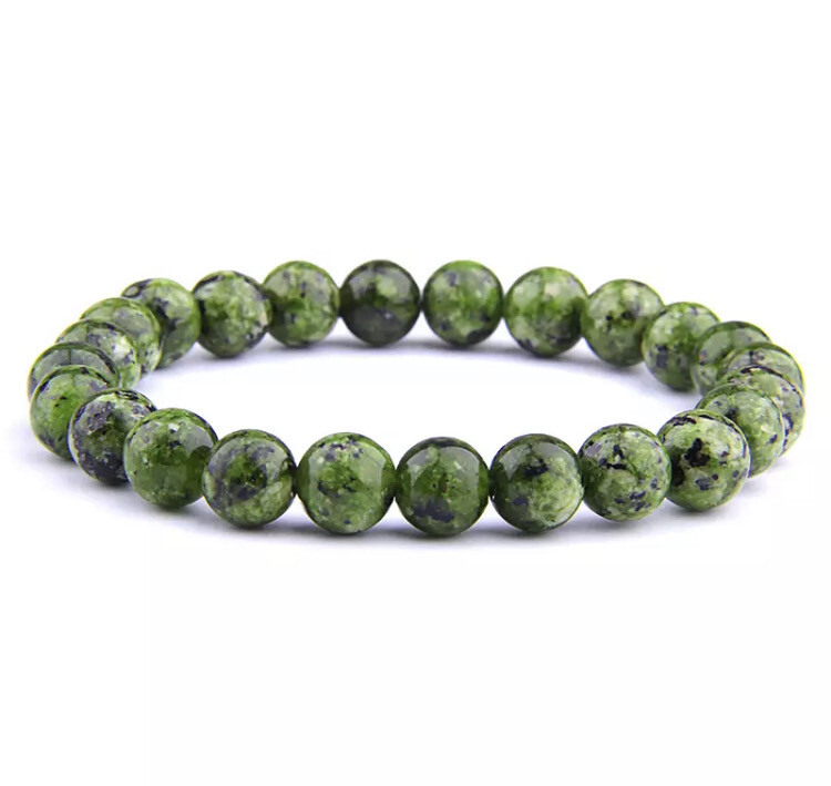 Natuursteen kralen armband gele jade