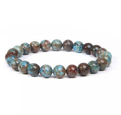 Natuursteen kralen armband Brazil kyanite