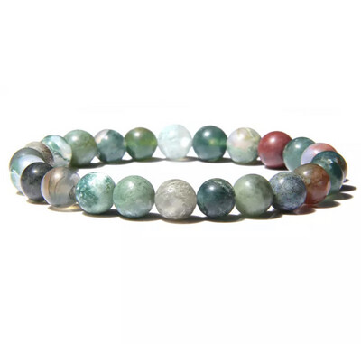 Natuursteen kralen armband bloedsteen