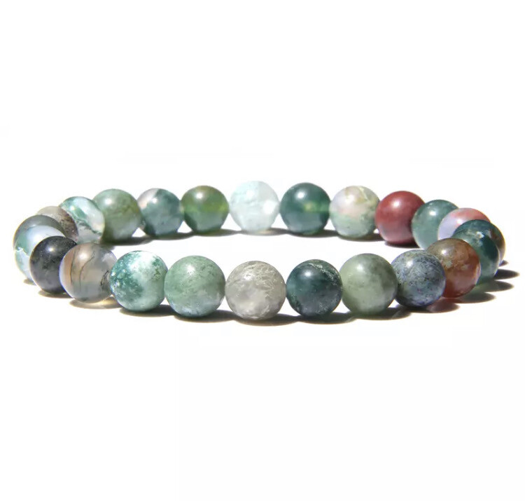 Natuursteen kralen armband bloedsteen