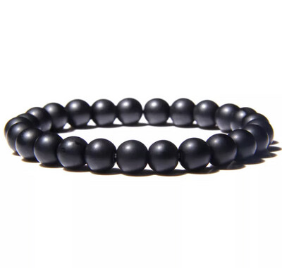 Natuursteen kralen armband Onyx