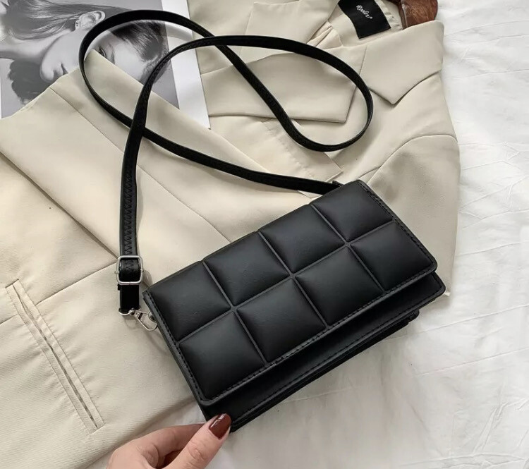 Handtas geblokt (5 Kleuren)