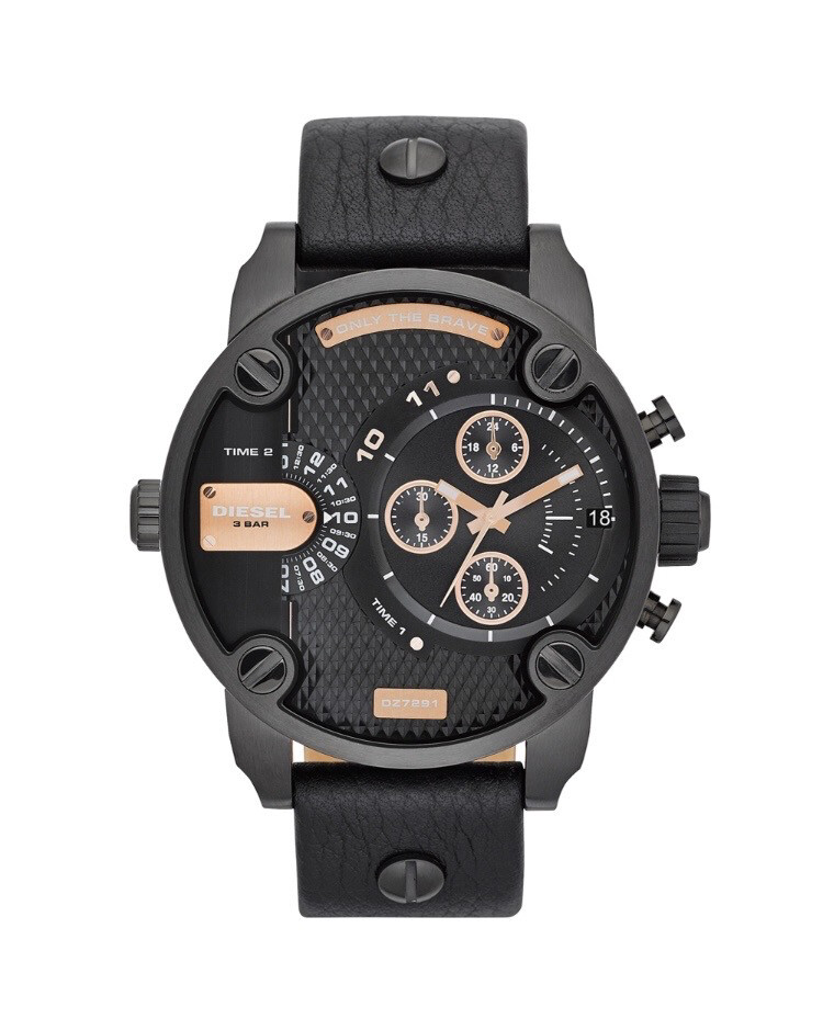 Horloge Diesel Baby Daddy Black Chronograaf DZ7291