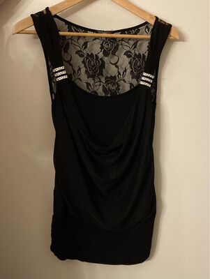 Top met open kanten rug (36)