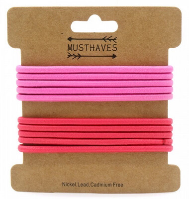 Haarelastiekjes 10pcs Roze