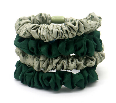 Scrunchies 4pcs Groen