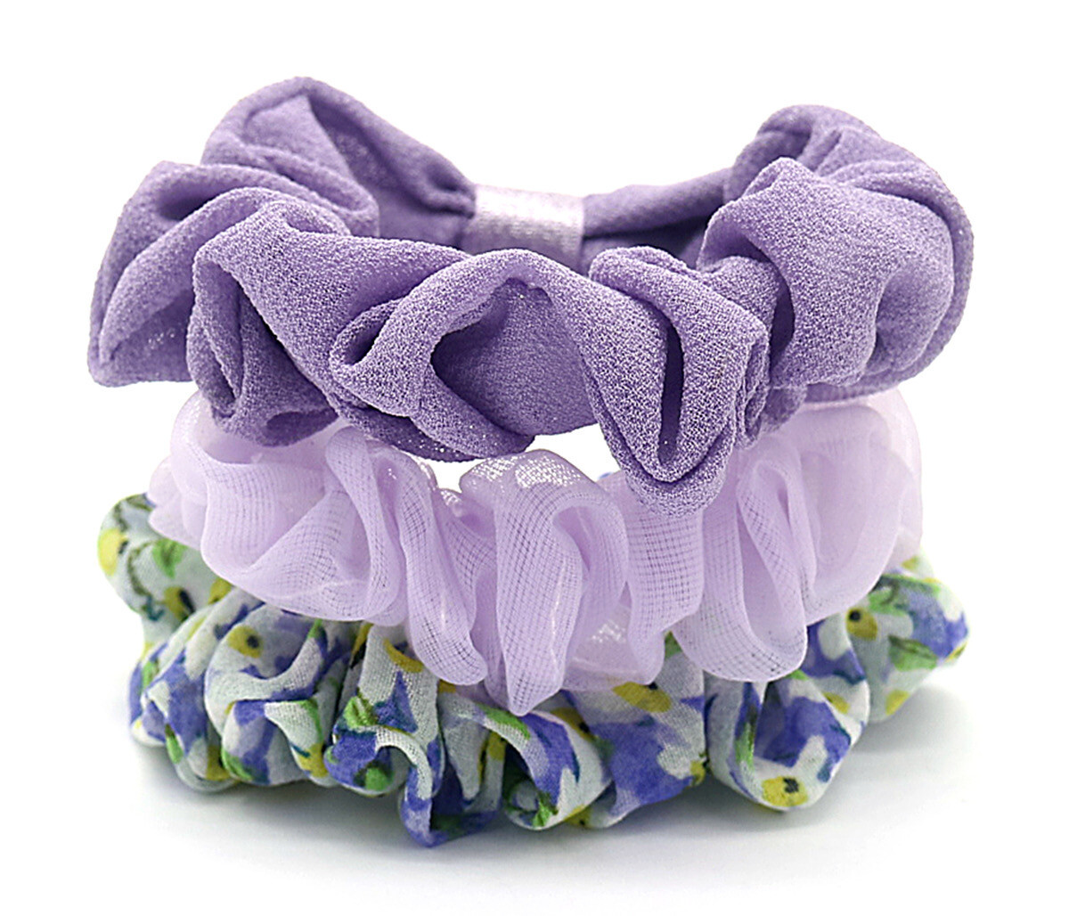 Scrunchies 3pcs Paars
