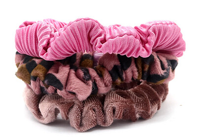Scrunchies 3pcs Roze
