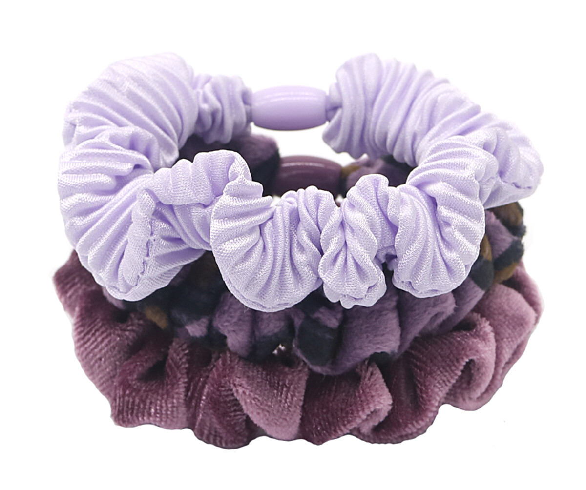 Scrunchies 3pcs Paars