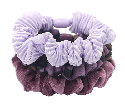 Scrunchies 3pcs Paars