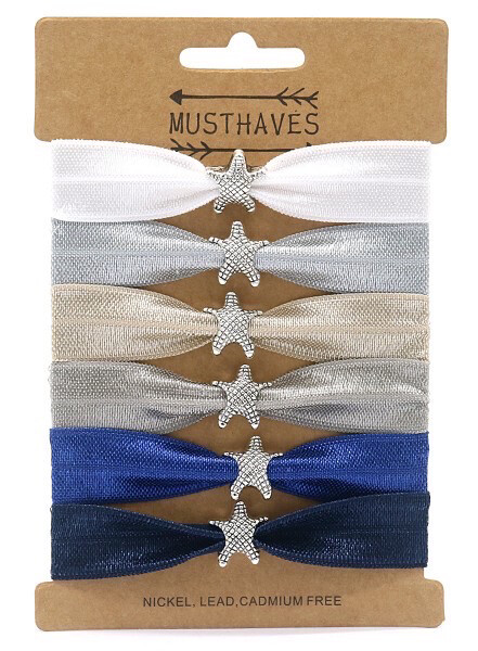 Haarelastiekjes Set Met Ster 6pcs