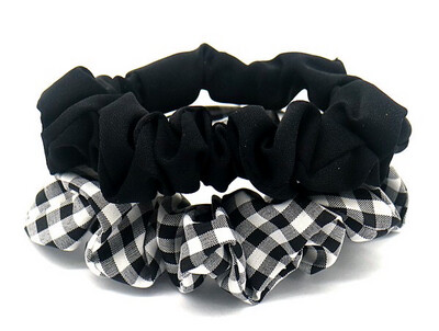 Scrunchies 2pcs Zwart