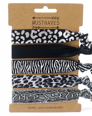Haarelastiekjes Set Dieren Mix 5pcs