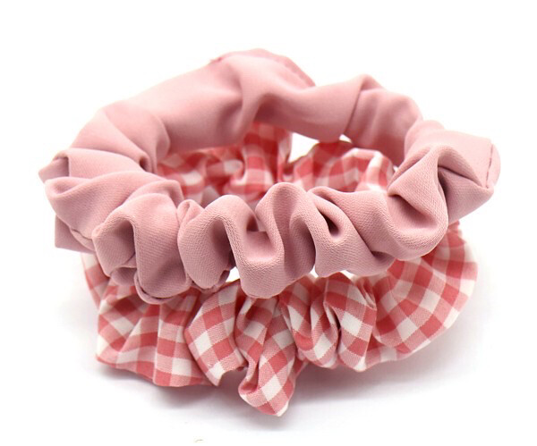 Scrunchies 2pcs Roze