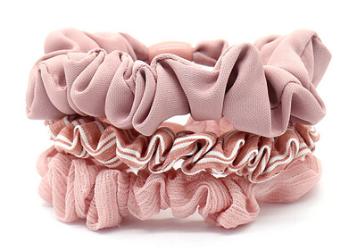 Scrunchies 3pcs Roze