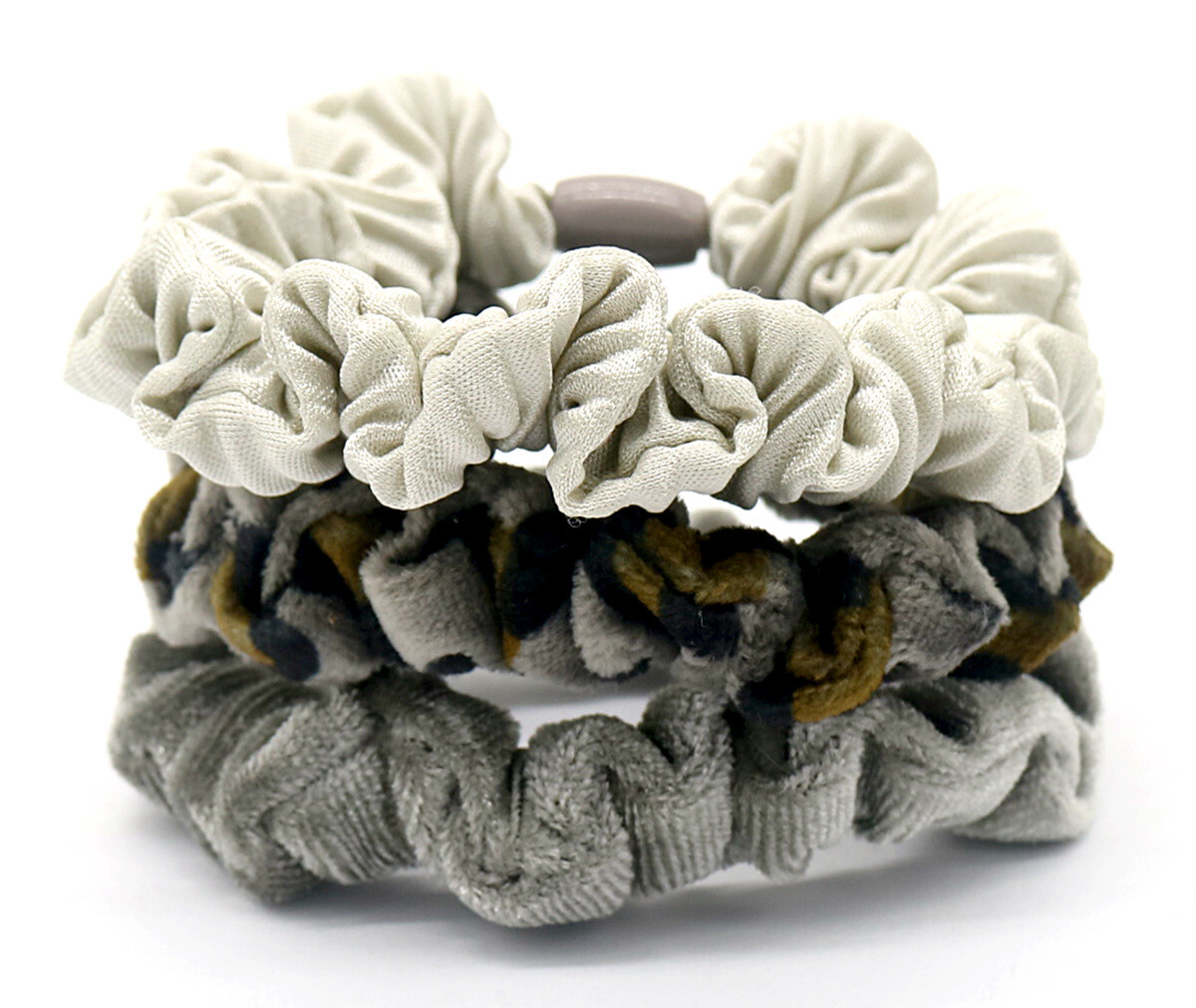 Scrunchies 3pcs Grijs