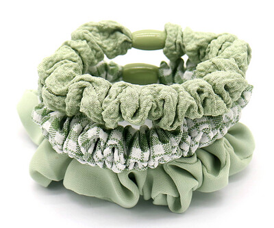 Scrunchies 3pcs Groen