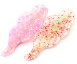 Haarspeld Shiny Clouds 7cm Roze