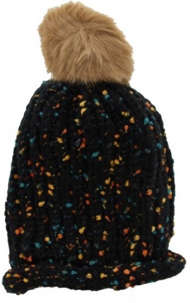 Gevlekte Muts Met Pompon (2 Kleuren)