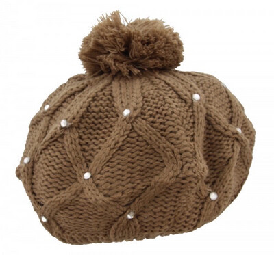 Beanie Met Kristallen (2 Kleuren)