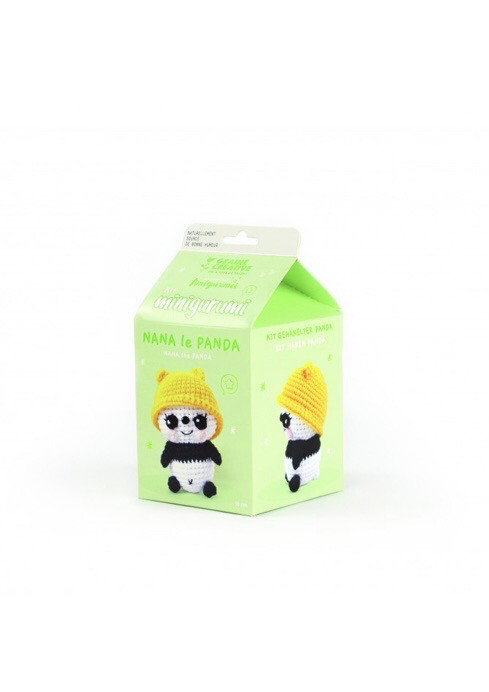 Kit Mini Amigurumi Panda 100mm