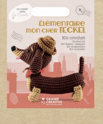 Kit Amigurumi Teckel 180mm