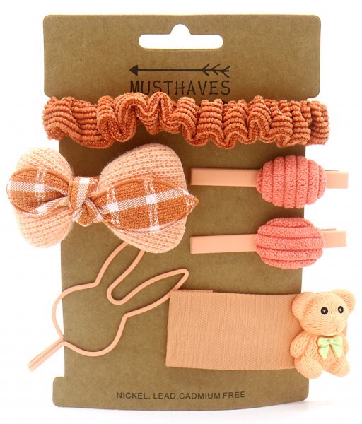 Kids Hair Fashion Set 6pcs (4 Kleuren)