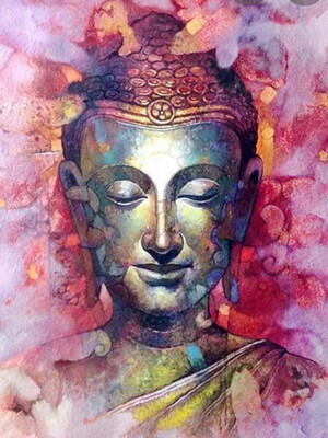 Diamond Painting Set Buddha 40x30cm