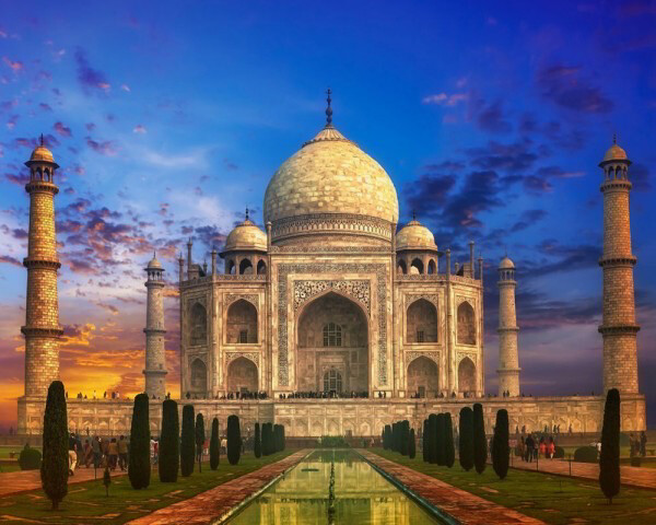Diamond Painting Set Taj Mahal 40x30cm