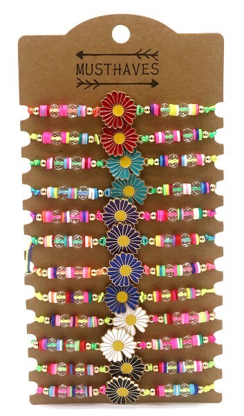 Armbandje Bloem (6 Kleuren)