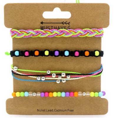 Set Armbandjes 4pcs (5 Kleuren)