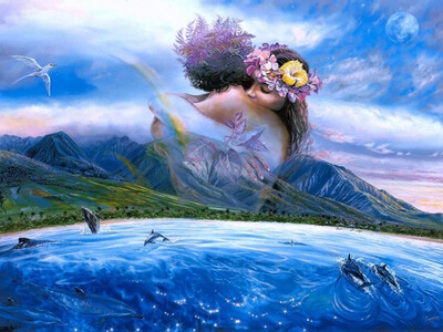 Diamond Painting Fantasy 50x40cm Vierkante Steentjes