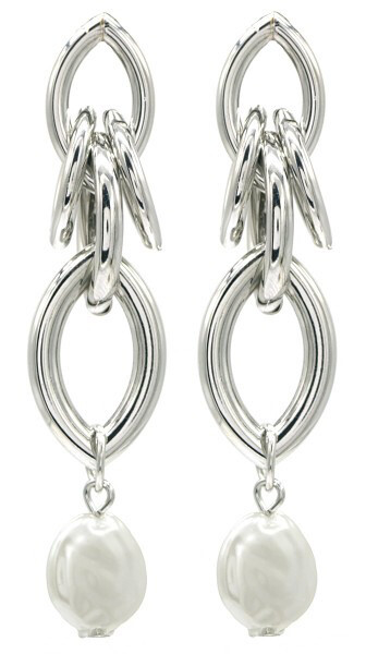 Oorhangers Parels 6,5x1,5cm