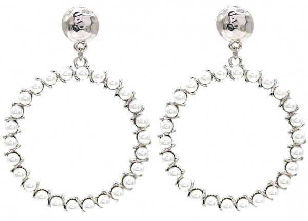 Oorbellen Parels 6x4,5cm