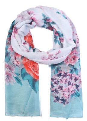 Sjaal Bloemen 180x85cm (2 Kleuren)