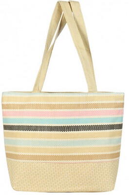 Strandtas Strepen 51x36cm (3 Kleuren)