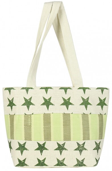 Strandtas Ster En Streep 44x30cm (3 Kleuren)