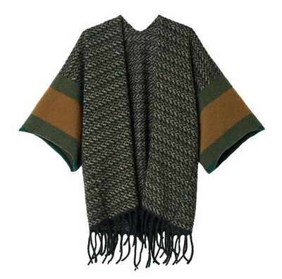 Poncho Met Print