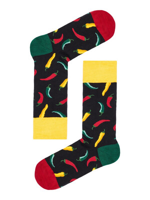 Spicy chili bio socks