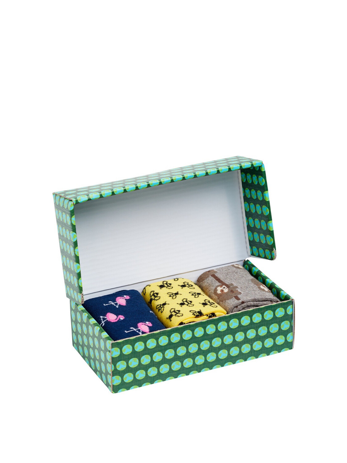 Animal gift box 3-pack bio socks