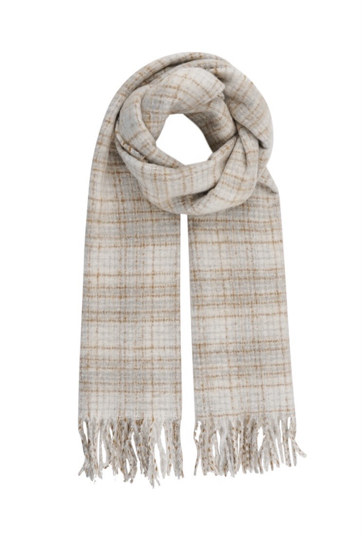 Geruite warme wintersjaal (7 kleuren)